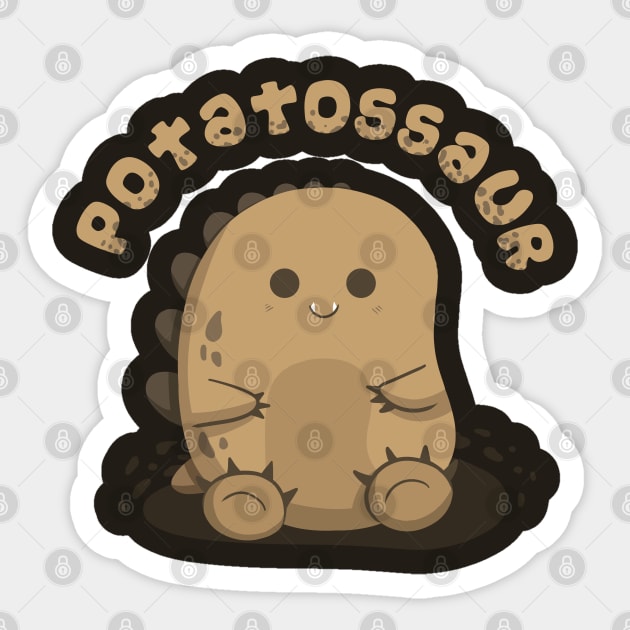 Potatossaur Sticker by Studio Mootant